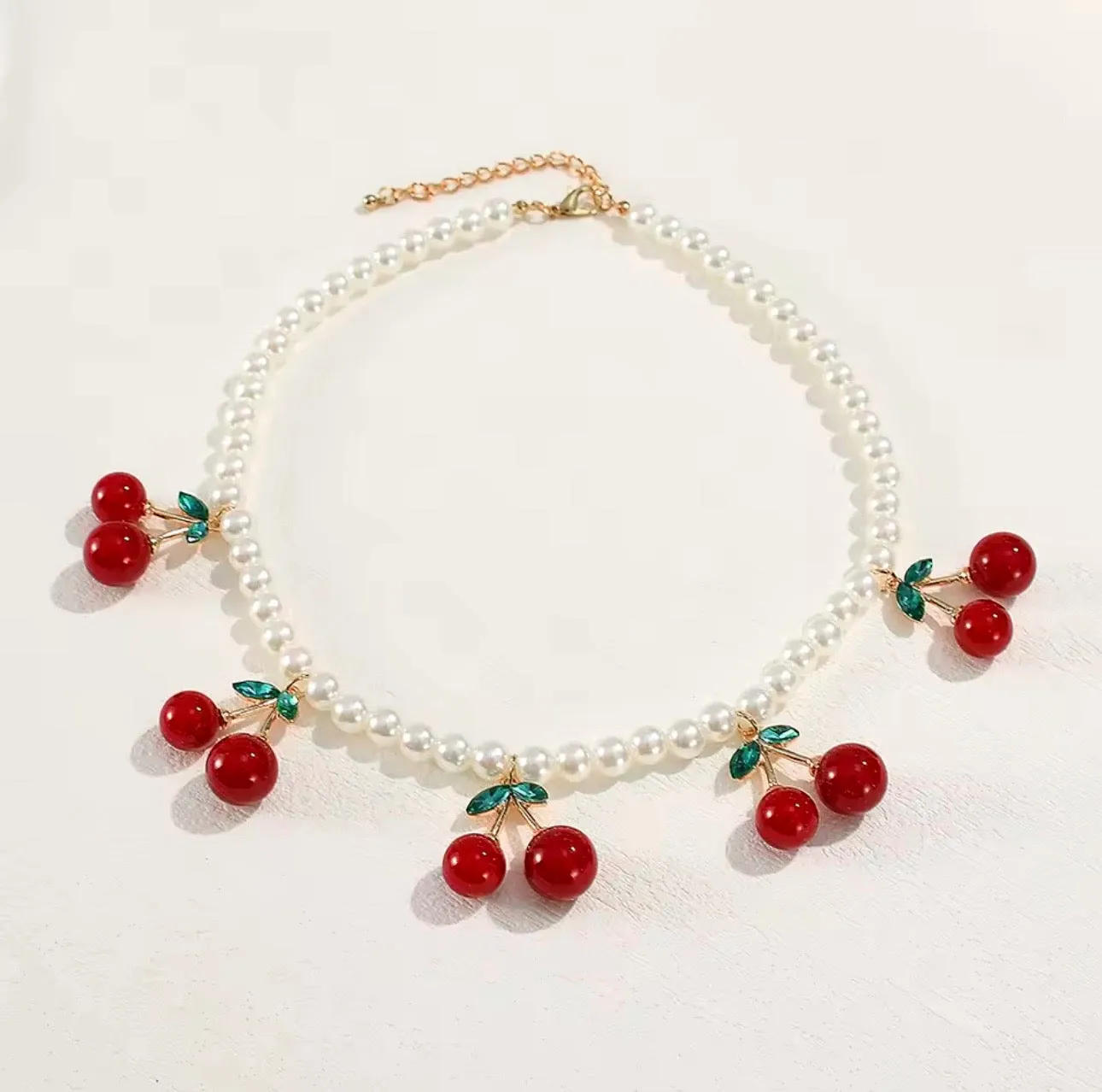 Cherry Choker Necklace