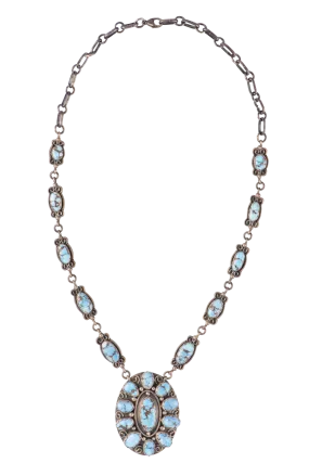 Golden Hills Turquoise Oval Necklace