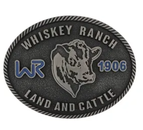 Montana Silversmith Attitude Land & Cattle Whiskey Ranch Belt Buckle A1017WR