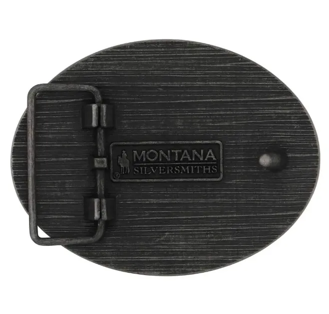 Montana Silversmith Attitude Land & Cattle Whiskey Ranch Belt Buckle A1017WR