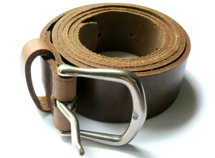 Personalized Belt   Brown Men's Leather Belt • Horween Chromexcel Leather • Anniversary Gift