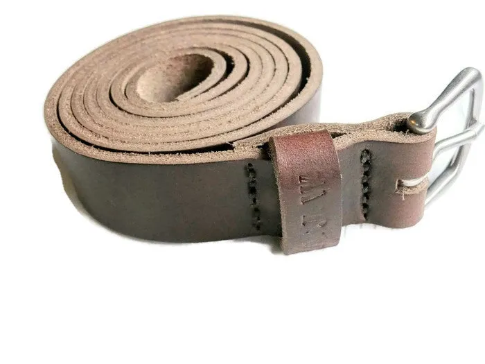 Personalized Belt   Brown Men's Leather Belt • Horween Chromexcel Leather • Anniversary Gift
