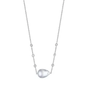 South Sea Pearl and Diamond Eyeglass Necklace